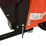 Bike Trailer Orange Oxford Fabric and Iron 94173