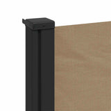 Retractable Side Awning Taupe 100x500 cm 4004394