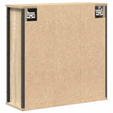 Bathroom Wall Cabinet with Mirror Sonoma Oak 60x21x60 cm 861898