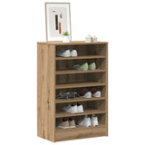 Shoe Cabinet Artisan Oak 60x35x92 cm Engineered Wood 856703
