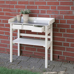 ZNTS Esschert Design Garden Work Bench White CF29W 404624