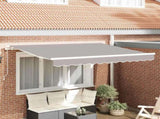 Awning Replacement Fabric Light Grey 3.5 x 2 m Polyester 42000584