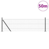 Welded Wire Fence with Concrete Base 50 x 0.4 m 3350956