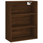 Highboard Brown Oak 69.5x34x180 cm Engineered Wood 3189524