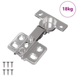 Hinge 257 pcs Nickel 85 x 52.5 x 9.5 mm Iron 864673