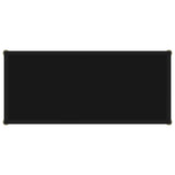 Console Table Black Tempered Glass & Powder-Coated Steel Medium 322832