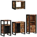 Bathroom Furniture Set 4 pcs Multicolour Solid Reclaimed Wood 3305659