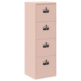 File Cabinet Pink 45.5 x 42 x 139 cm Cold-Rolled Steel 891623