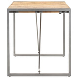 Dining Table 140x70x75 cm Solid Rough Mango Wood 321562