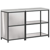 Kitchen Storage Set HATTEM 2 pcs Silver Stainless Steel 3392663