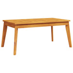 4 Piece Garden Lounge Set with Cushions Solid Wood Acacia 3211796