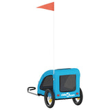 Pet Bike Trailer Blue Oxford Fabric and Iron 93953