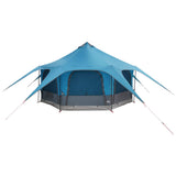 Family Tent Blue 5-Person 185T Polyester with PU Coating 42017395