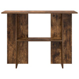 Console Table Smoked Oak 100 x 30 x 75 cm Engineered Wood 8001179