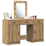 Dressing Table with Door Brown 50 x 41 x 135 cm Engineered Wood 3334262