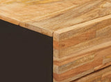Bed cabinet with Drawer Brown 50 x 33 x 60 cm Solid Mango Wood 4018307