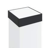 Bollard Lights with Outlet 3 pcs 50 cm Black IP44 4006084