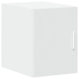 Slim Storage Cabinet White 30x42,5x225 cm Engineered Wood 3281266