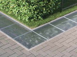 Grating Silver 60 x 60 x 2 cm Hot-Dip Galvanised Steel 42018658