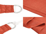 Sunshade Sail 160 g/m Rectangular Terracotta 3.5x5 m HDPE 311352