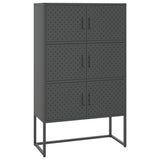 Highboard Anthracite 80x35x135 cm Steel 335879