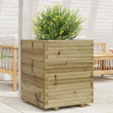 Garden Planter 60x60x72 cm Impregnated Wood Pine 3282618
