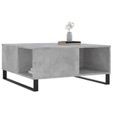 Coffee Table Concrete Grey 80x80x36.5 cm Engineered Wood 830792