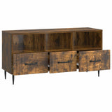 TV Cabinet Smoked Oak 102 x 34.5 x 50 cm Engineered Wood 894910