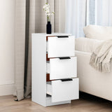 Sideboard White Engineered wood Compact Storage Sideboard 811151