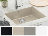 Sink 80% Quartz and 20% Resin 530 x 460 mm Beige 42028426