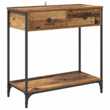 Console Table Old Wood 75 x 34.5 x 75 cm Engineered Wood 882248