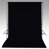 Backdrop Cotton without Stand Black 600x300 cm 190009