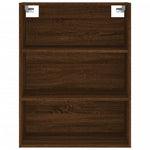 Highboard Brown Oak 69.5x34x180 cm Engineered Wood 3189396