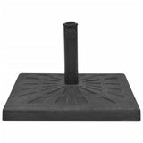 Parasol Base Resin Square Black 19 kg 43659