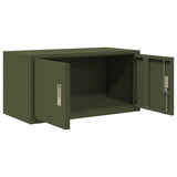 Storage Cabinet Olive Green 80 x 40 x 40 cm Steel 891674