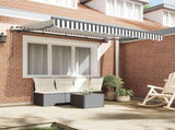 Retractable Awning Anthracite 250 x 200 cm Fabric 3329394