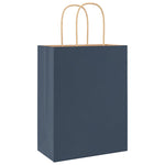 ZNTS Paper Bags 250 pcs with Handles Blue 21x11x28 cm 4101699