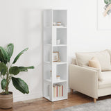 809044 Corner Cabinet White 33x33x164,5 cm Engineered Wood