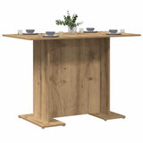 Dining Table Artisan Oak 110x60x75 cm Engineered Wood 855809