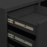 Office Cabinet with Planter Box Anthracite 90x40x125 cm Steel 3095269