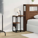 Bedside Cabinet Brown oak 41.5 x 26 x 60.5 cm Engineered wood 859609