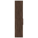 Highboard Brown Oak 45x42.5x185 cm Engineered Wood 3281454