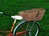 170903 Bike Rear Basket with Cover 55x31x36 cm Natural Willow