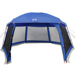 ZNTS Pool Tent with Removable Fly & Mesh Walls Azure Blue 618x532 cm 4100628