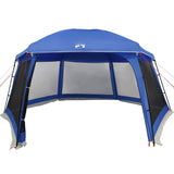 ZNTS Pool Tent with Removable Fly & Mesh Walls Azure Blue 618x532 cm 4100628