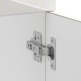 Kitchen Base Cabinet Kalmar High Gloss White Engineered Wood 853479