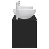 Bathroom Cabinet Set 3 pcs Black 49.5 x 44.5 x 65 cm 3405688