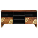 TV Cabinet Honey Brown 100 x 33 x 46 cm Solid Mango Wood 4018754