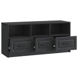 TV Cabinet with Drawer Black 102 x 34.5 x 47 cm Engineered Wood 895826
