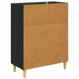Sideboard Black Oak 69.5 x 34 x 90 cm Engineered Wood 880823